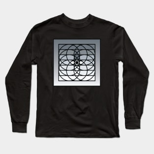 Doc Labs - Third Eye / Awakening (Geometric Art / Meditation / Yoga) - Version 1 - (Silver) Long Sleeve T-Shirt